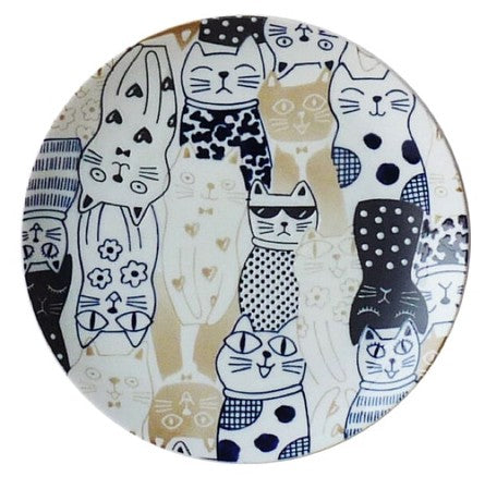 "AWA SAKA" Illustration Porcelain Plate